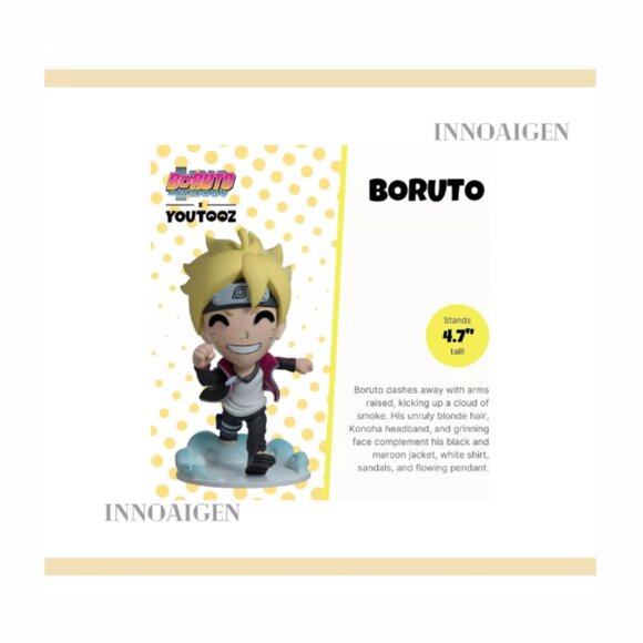 Youtooz Boruto 4.2" Inch Vinyl Figure Collectible Boruto from Anime Boruto Toy - Picture 6 of 6